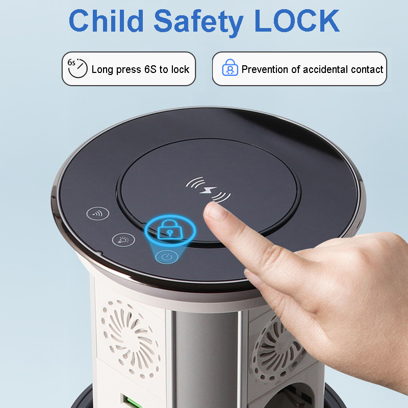 Kitchen Appliances Uk - AU/EU/FR/IS/KR/UK/US/MX/BR Tuya Pop Electric Lift Socket