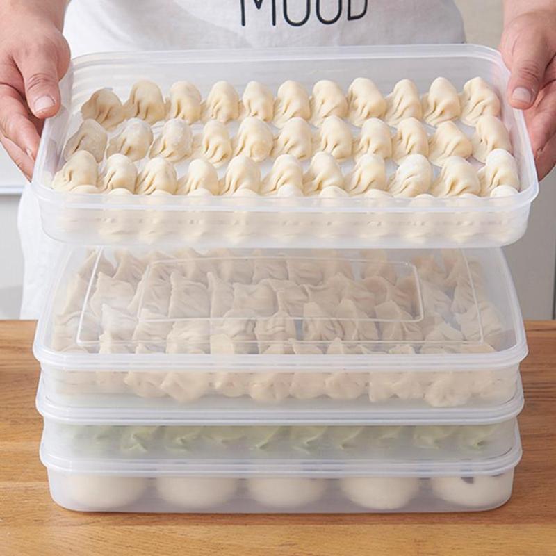 Kitchen Appliances Organizer - Transparent Kitchen Storage Box Refrigerator Organizer
