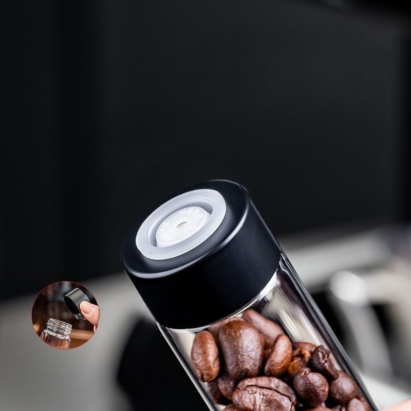 JUSTINLAU Glass Coffee Bean St - đánh giá và giá Kitchen Appliances Organizer