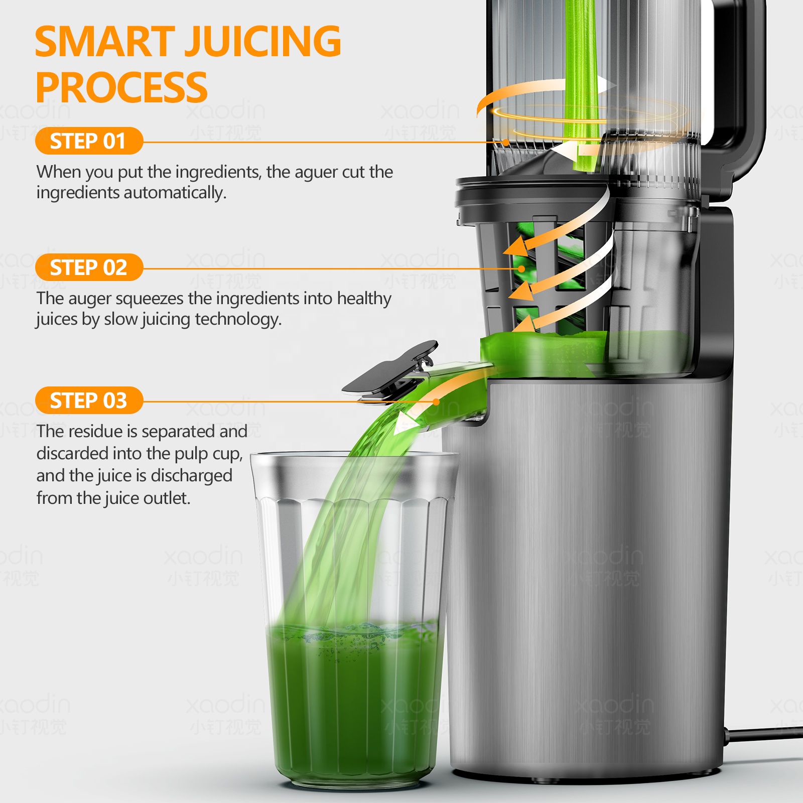2023 Factory High Quality Elec - đánh giá và giá Juicer Cold Press Slow