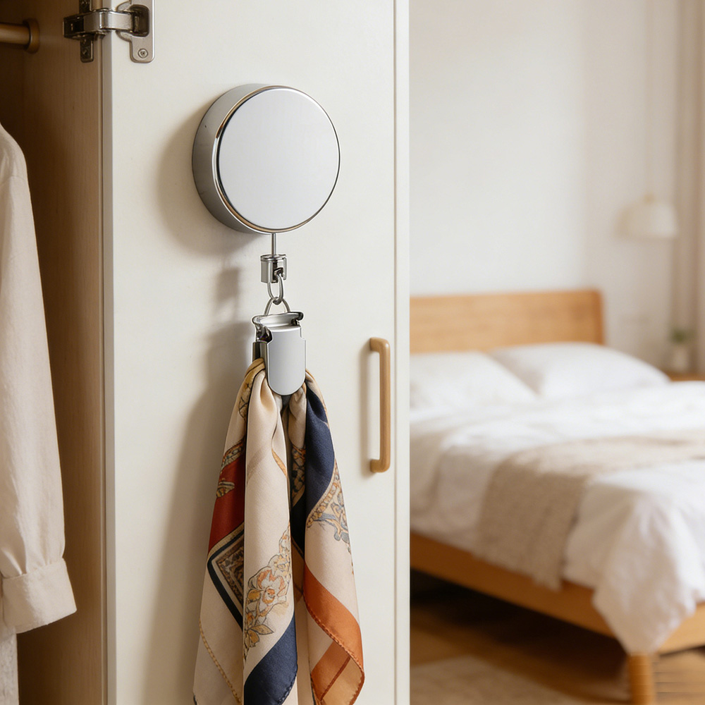 Retractable Towel Clip Holder  - đánh giá và giá Kitchen Appliances Organizer