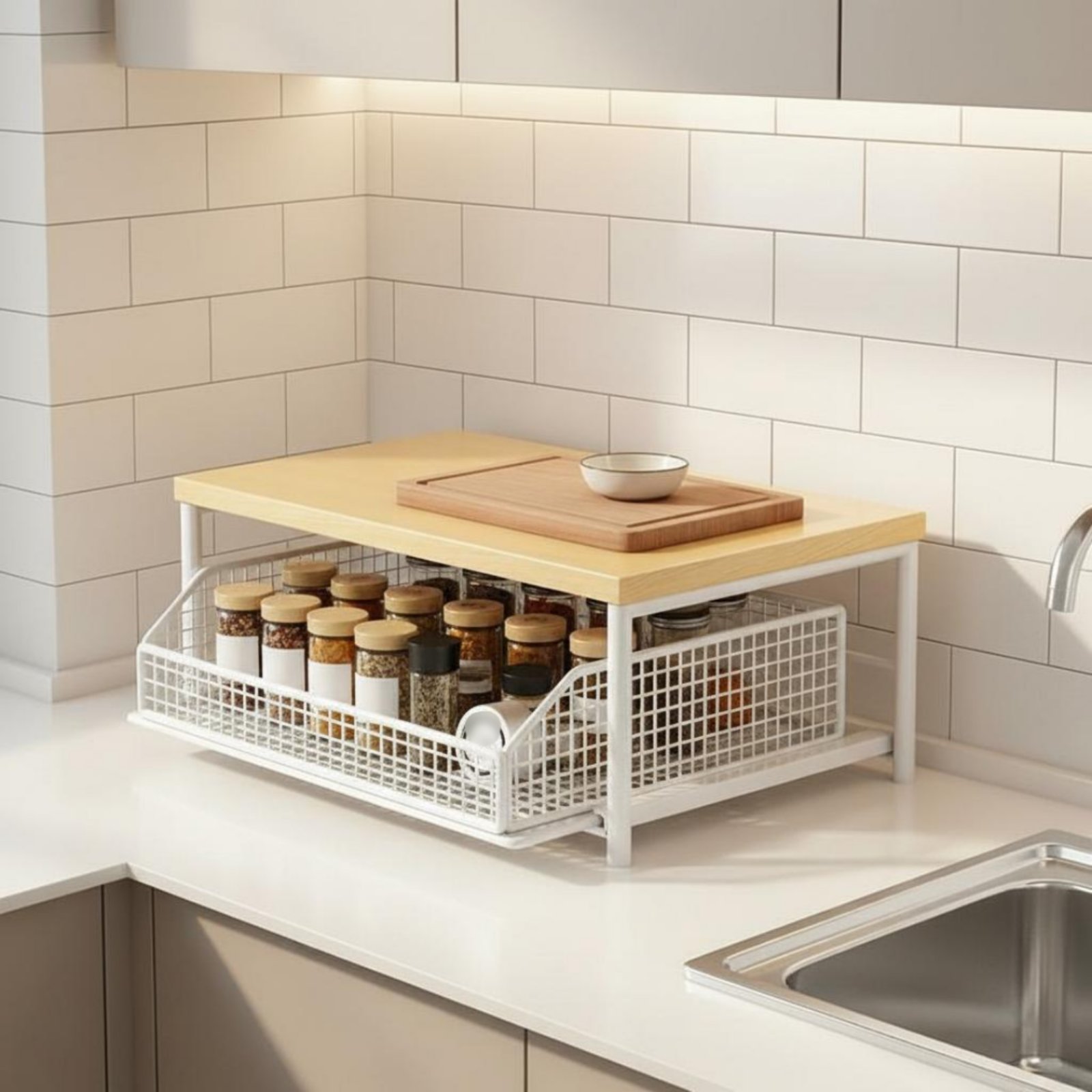 2-Tier Kitchen Counter Rack Sp - đánh giá và giá Kitchen Appliances Countertop
