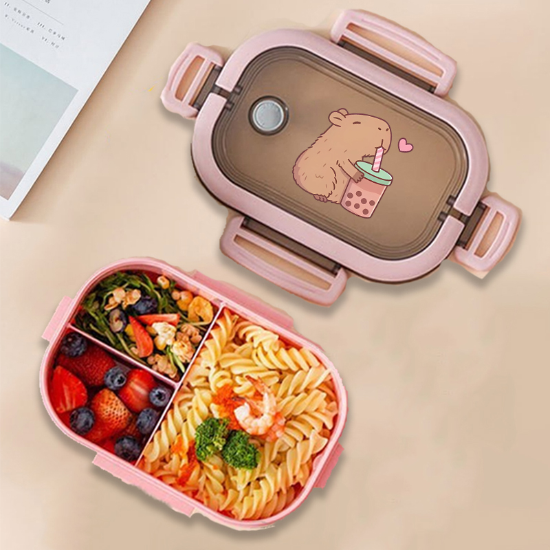 Capybara Bento Lunch Box Anime - đánh giá và giá Kitchen Appliances Organizer