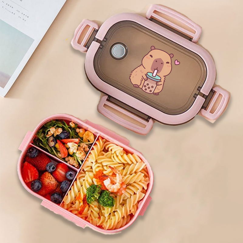 Capybara Bento Lunch Box Anime - đánh giá và giá Kitchen Appliances Organizer