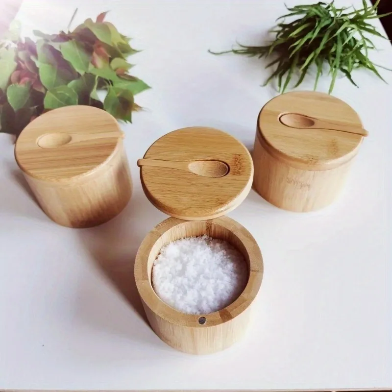 Bamboo Salt And Pepper Seasoni - đánh giá và giá Kitchen Appliances Organizer