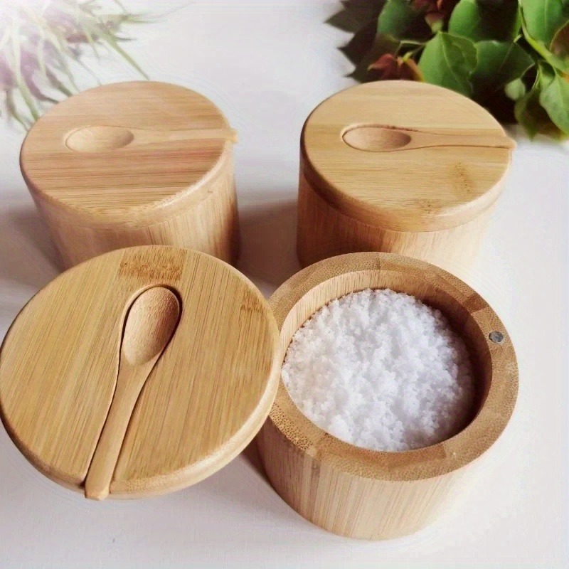 Bamboo Salt And Pepper Seasoni - đánh giá và giá Kitchen Appliances Organizer