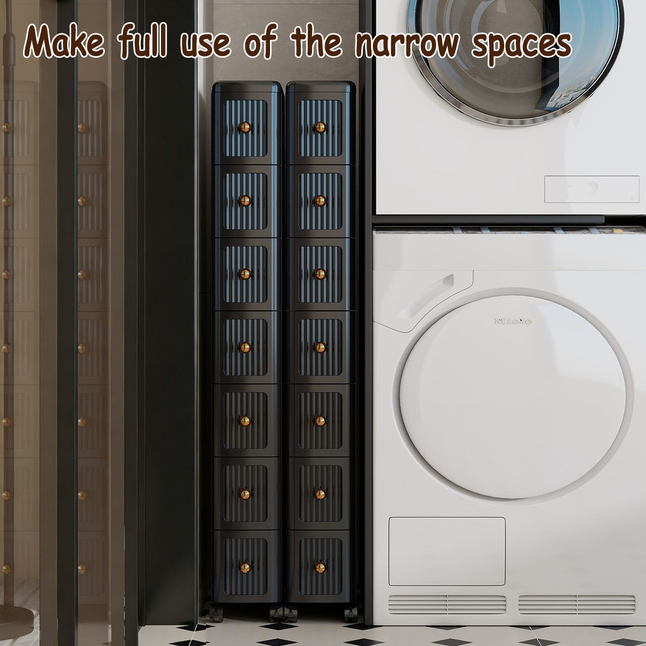 15CM Narrow Gap Drawer Storage - đánh giá và giá Kitchen Appliances Organizer