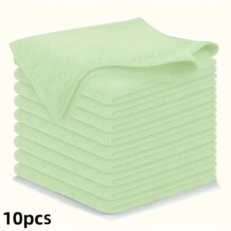 1-50Pcs Light Green Microfiber - đánh giá và giá Kitchen Appliances Home