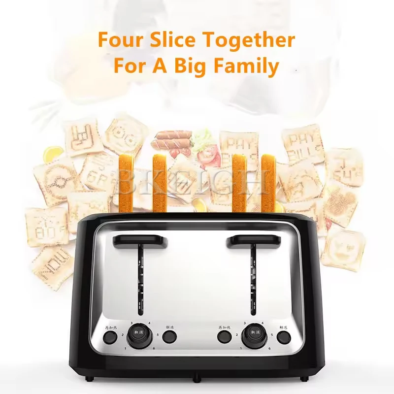 4-Piece Pop-Up Toaster Multifu - đánh giá và giá Kitchen Appliances Youtube