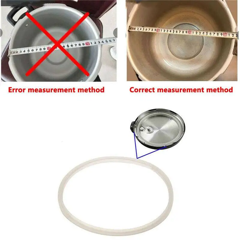18-32cm Clear Silicone Pressur - đánh giá và giá Instant Pot Pressure Cooker
