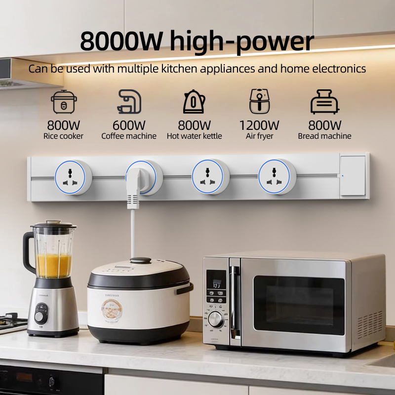 White Home Movable Power Track - đánh giá và giá Kitchen Appliances Uk