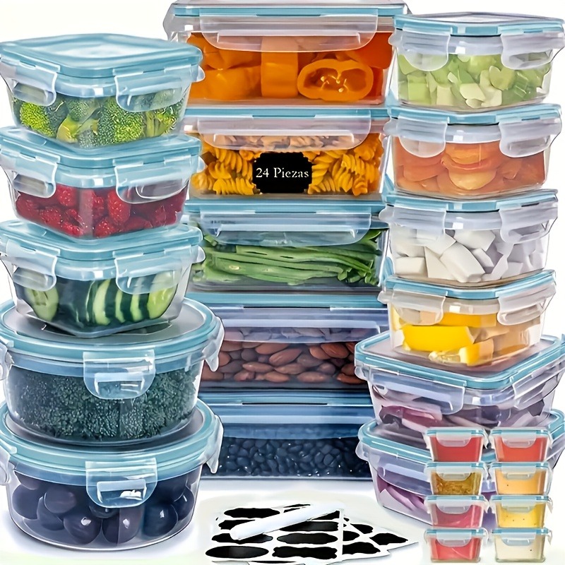 48PCS BPA-Free Food Storage Se - đánh giá và giá Kitchen Appliances Organizer