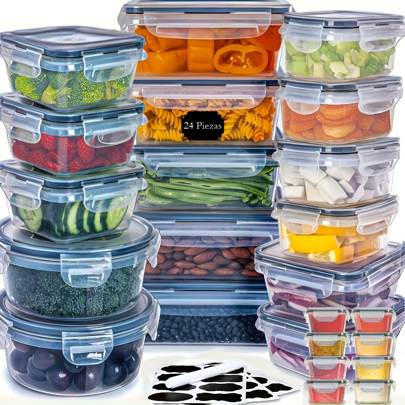 48PCS BPA-Free Food Storage Se - đánh giá và giá Kitchen Appliances Organizer