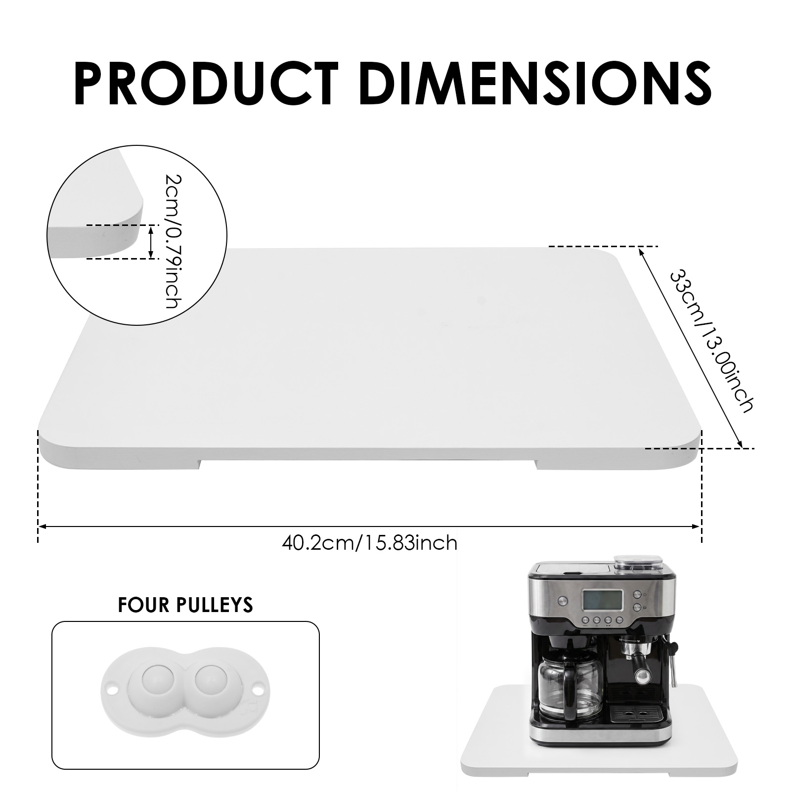 Kitchen Appliance Sliding Tray - đánh giá và giá Kitchen Appliances Countertop