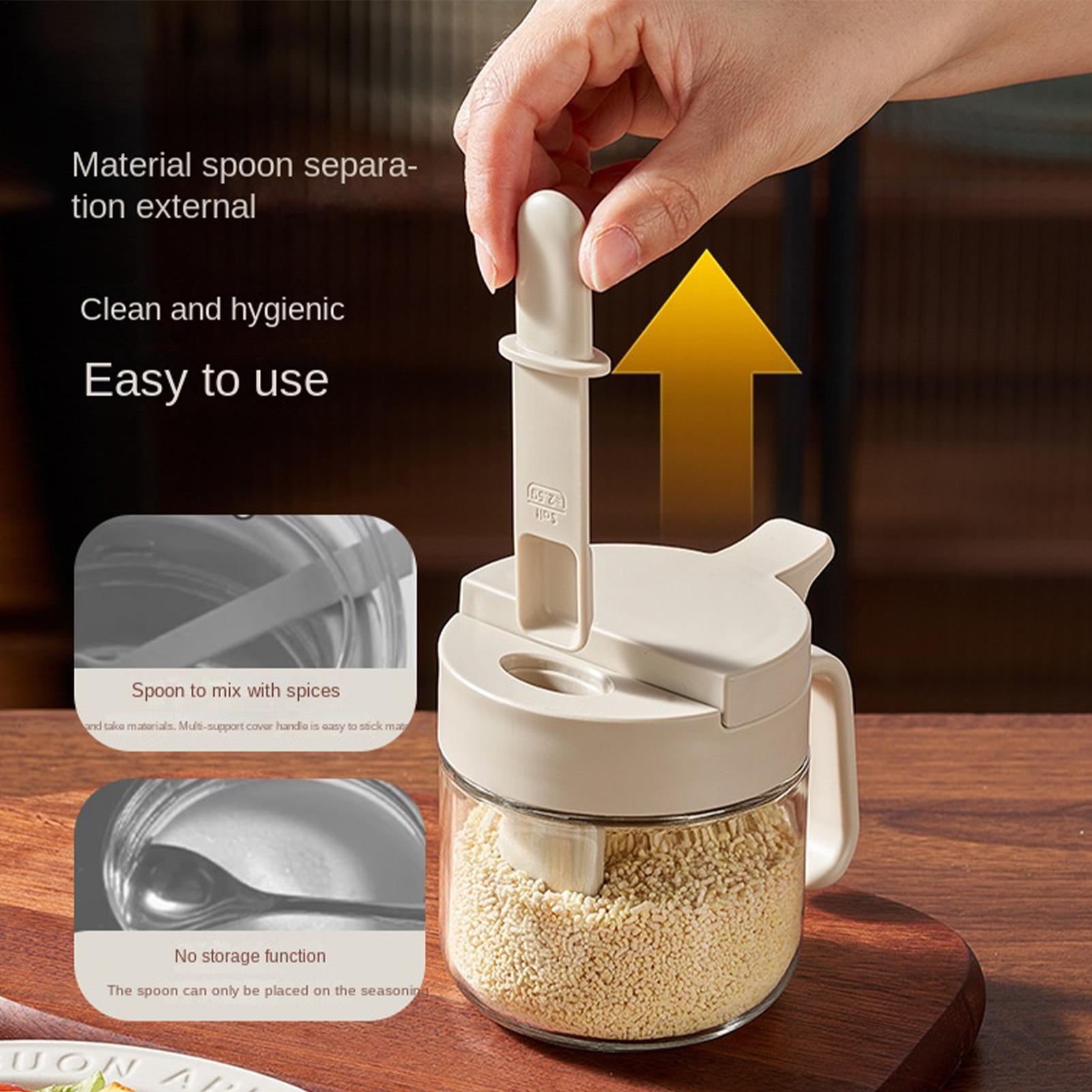 Seasoning Jar Leak-Proof Salt  - đánh giá và giá Kitchen Appliances Organizer