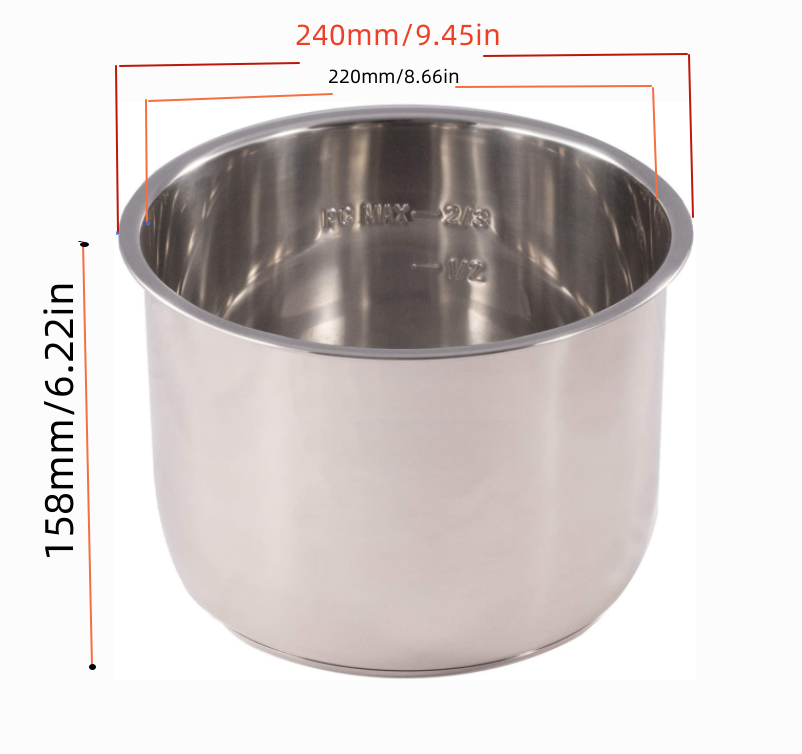 1pcs Stainless Steel Inner Coo - đánh giá và giá Instant Pot Pressure Cooker