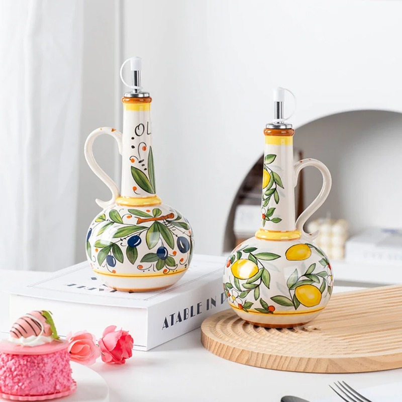 Ceramic Oil Bottle Soy Sauce B - đánh giá và giá Kitchen Appliances And Utensils